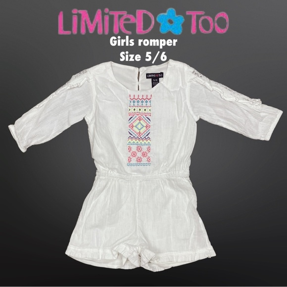 Limited Too Other - Limited Too Girls Romper size 5/6